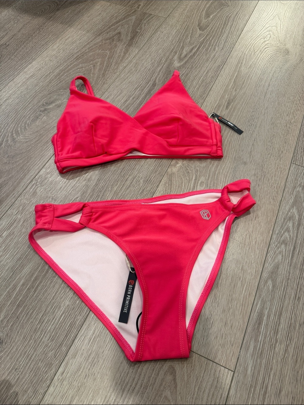 BNWT Born Primitive Hot Pink Marina Bikini Size Small S - Picture 4 of 7
